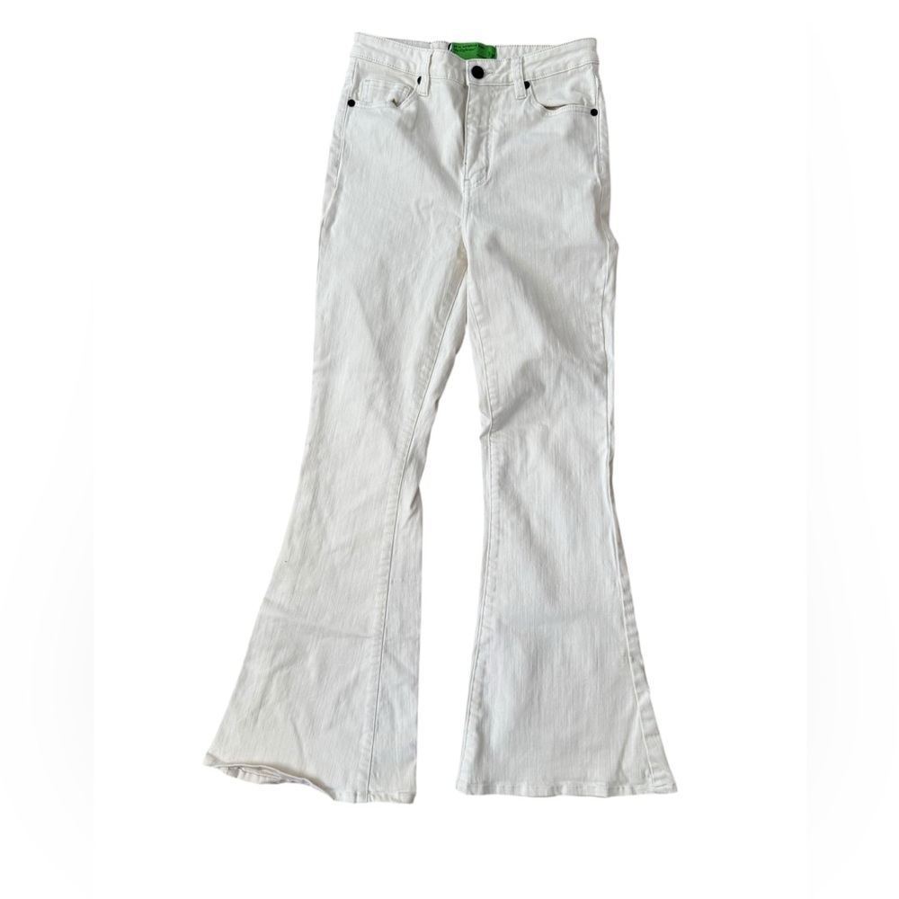 Free People X SR vs. Sandrine Rose Virgin Label super flare jeans size 28